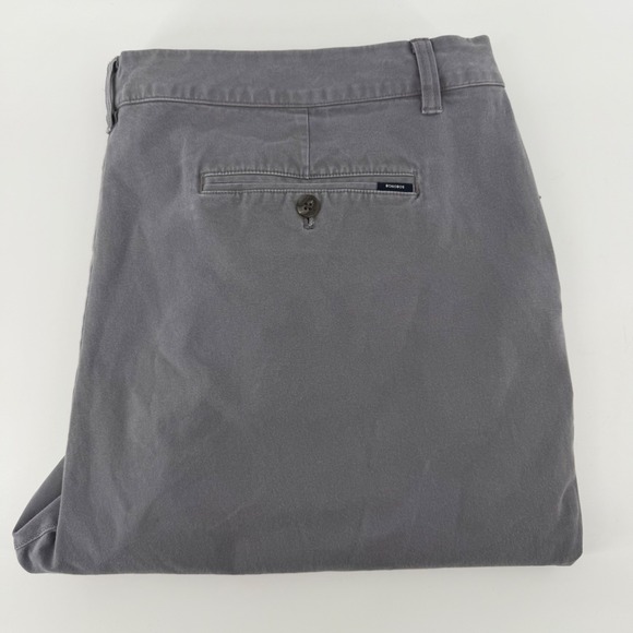 Bonobos Other - Bonobos Mens Grey Stretch Washed Chino Pants Size 44x30 Flat Front Athletic fit
